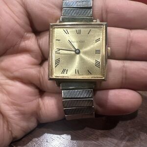 Working Vintage PASSEPORT 29MM Square‎ Swiss made Mechanical manual mens watch